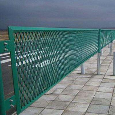 China Rhombus Isolation FRP Anti Dazzle Fence Customized  Height For Road for sale