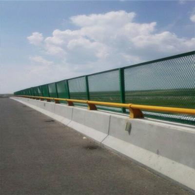 China Rhombus Anti Glare Mesh Glass Reinforced Plastic Fence For Expressway / Railway for sale