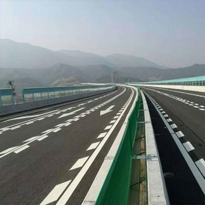 China Simple Structure Anti Glare Fence Big Hardness For Stadium / Overpass for sale