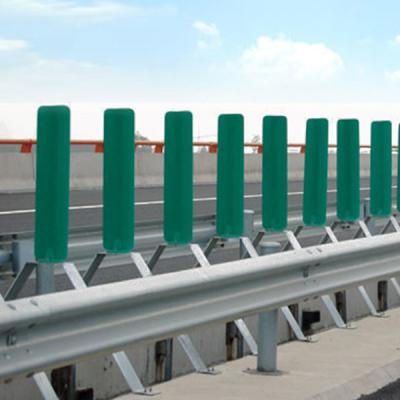 China Fiberglass Leaf Anti Glare Panel Simple Structure For Highway Separation Belt for sale