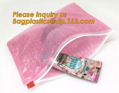 China Protection Usage For Packaging Slider Bags Air Bubble Bags,Biodegradable pvc made shock resistance transparent clear zip for sale