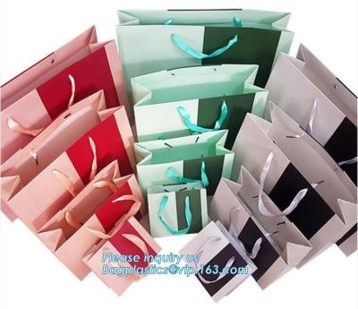 China Luxury Recycled Custom Printing Logo Paper Shopping Bag Wholesale Paper Carrier Bag,wedding paper gift candy carrier bag for sale