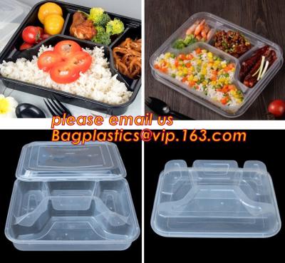 China Supermarket display wholesale storage fruit food defrosting plastic tray,manufacturer supply bpa free reusable 3 compart for sale