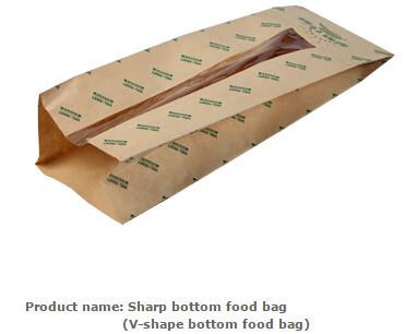 China Cheap Brown Paper Shopping Bags With No Handle Bread Paper Bag Food Grade Kraft Paper Bag,Stand Up Brown Wholesale Dispo for sale