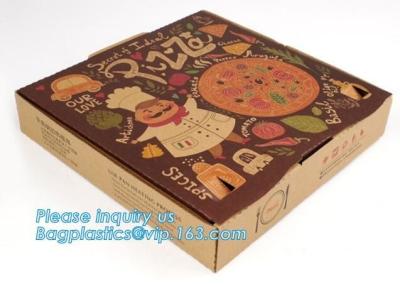 China Hot Sale cheap paper pizza box ,Printed carton pizza box, Wholesale custom Corrugated paper Pizza box / pizza packing bo for sale