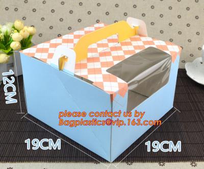 China High Quality Cupcake Cake Box Packaging,Custom Print Professional, Paper Packing Moon Cake Box Printing, bagplastics pac for sale