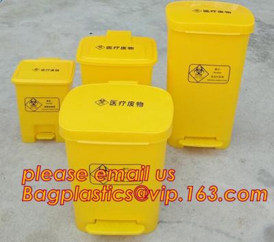 China HDPE garbage bin with wheels and lid plastic trash bin, Kitchen accessories Double-bucket pull out garbage trash bin for sale