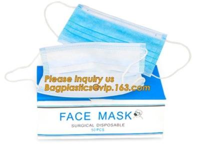 China Non-woven Medical Surgical Mouth Face Mask,Surgical Printed Medical Nonwoven Disposable Face Mask With Ear Loops bagease for sale