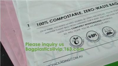 China Biobag Compostable Mailer 100% Biodegradable Postage Bags Mailing Courier Bags Biodegradable Poly Mailer/ Express Heavy for sale