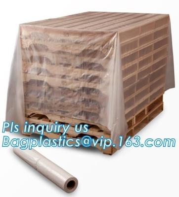 China moisture proof reusable virgin plastic pallet cover, poly square bottom bag pallet top cover bags plastic vinyl cover fo for sale