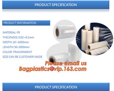 China PE/Polyethylene protection film surface protecting film, transparent PE film coated with acrylic adhesive for sale