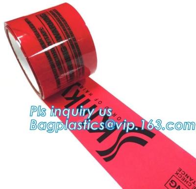 China Security void tape,Tamper Evident Security Void Tapes,Red Tamper Evident Void if Opened Security Tape PET Backing Materi for sale