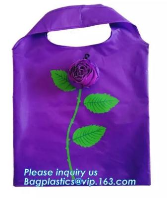 China Fashionable Foldable Polyester Shopping Bag,Wholesale Eco-friendly Fruit Design Folding Recycled Polyester Shopping Bag for sale