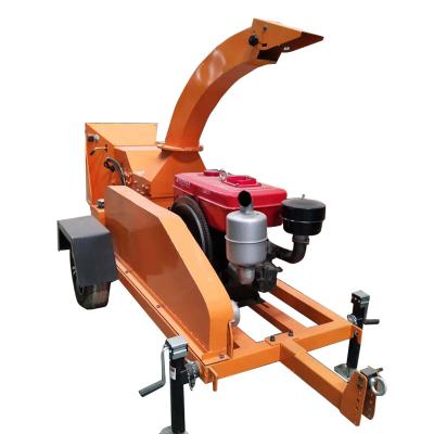 China Manufacturing Plant Large Mobile Wood Tree Branch Crusher Leaf Chipper Cutting Machine Heavy Duty Wood Chipper Shredder for sale