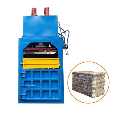 China Machinery & Hardware High Quality Hydraulic Baling Press Machine Mini Vertical Paper Hydraulic Baler Textile Cloth Recycling Baling Machine for sale