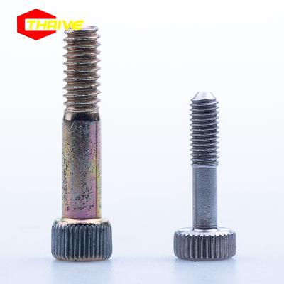 China Cheese Customized Zinc Phillip Cross Torx Hexagonal Socket Hardness Shoulder Bolt Riveting Screws Knurled Screw Thumb Screws for sale