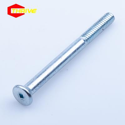 China Auto Fastener 1/4 Stainless Steel 3/8 5/16 7/16 1/2 M6 M8 M10 Stainless Steel Main Screw Carbon Steel Galvanized Bolt Flat Countersunk Screw for sale