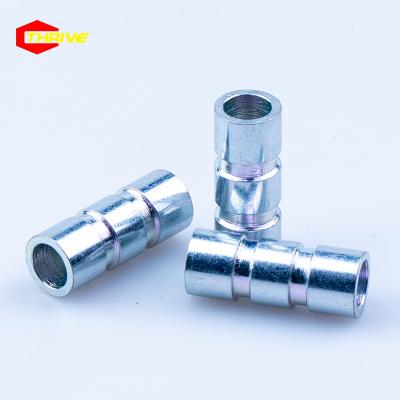 China Wholesale Customized Hole Slotted Cylindrical Nut CNC Lathe Parts Stainless Steel Auto Nut for sale