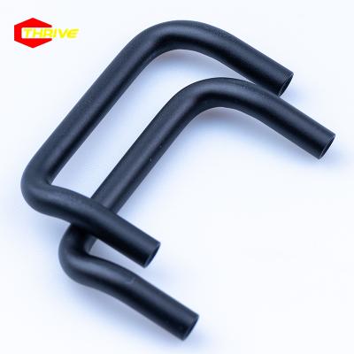 China Economic Special Shaped Application Metal Sandblast Bend Anode PVD Handle Pull For Kitchen Cabinet Drawer Power Distribution Box for sale