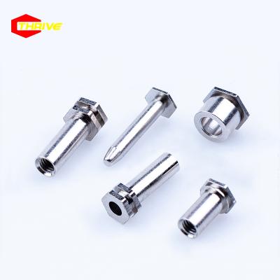 China Stainless Steel Precision Brass Mold Threaded Insert Tube Nut Socket For Classic Guitar Tuned Accessories for sale