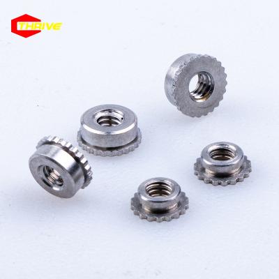 China Heavy Industry Camshaft Knurling Press Rivet Nut CLS-M3/M4/M5/M6/M8/M10 Self-Catching Nut for sale