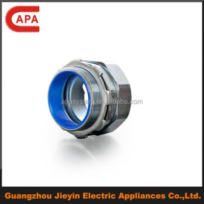 China GALVANIZED Straight Metal High Strenching Resistance Metal Electrical Conduit Connectors for sale