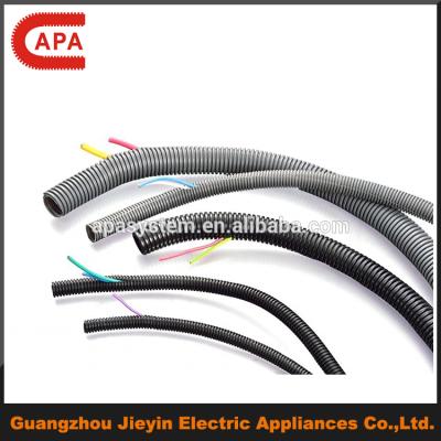 China Flexible Soft Armored Corrugated Plastic Tube / Conduit / PVC Pipes / Hose For Electrical Use for sale