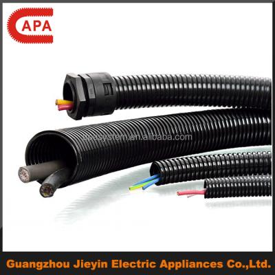 China Flexible and durable electrical flexible corrugated plastic tubing/plastic spiral tube/flat flexible plastic tubing for sale