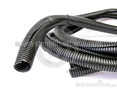 China Flexible and Durable Electrical Flexible Split Corrugated Tubing/Conduit/Double Deck PA/PP/PE Pipes for sale