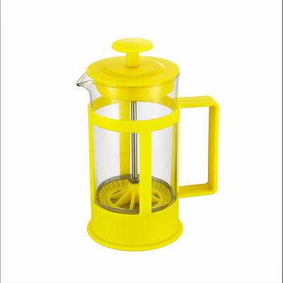 China Viable Wholesale Glass Box Set Coffee Maker With Top Stove Use Rose Golden French Press for sale