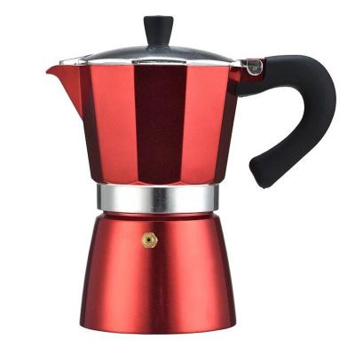 China New Design Sustainable Customized Italian Electric Stainless Steel Espresso Filter Household Coffee Maker Mocha Pot for sale