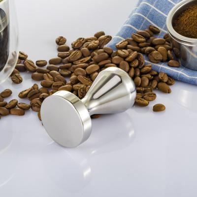 China Restaurant.Home.Coffee Tamper Adjustable 51/58mm Stainless Steel Flat Base Handle Bean Barista Espresso Tamper Palm Pressure Kitchen Tool for sale