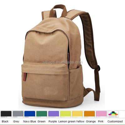 China Durable DAY BACKPACK Fashion Cotton Canvas School Backpack for sale