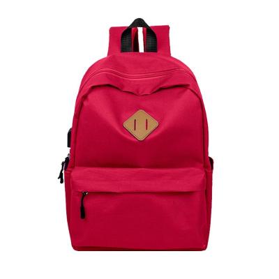 China With 2018 Wholesale USB Charging Bag USB Port School Laptop Backpack Custom Manufacturer for sale