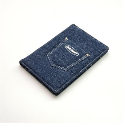 China Fashion Customized Lattice Passport Holder Cotton Passport Cover With Printed LOGO for sale