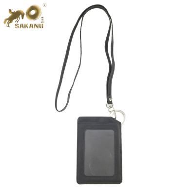 China Business PU PVC Leather ID Card Holder for sale