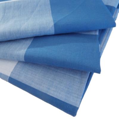 China Wholesale Breathable Customize Colored 100% Cotton Plain Woven Plain Dyed Plaid Poplin Checked Linen Fabric For Shirts for sale