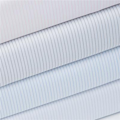 China Factory Price Breathable Customized Yarn Dyed Poplin Shirt Fabric for sale