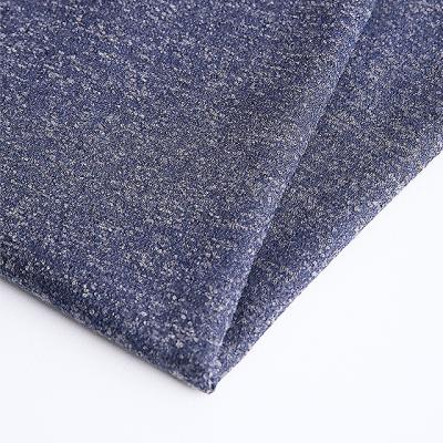 China Breathable Factory Customized Loop Yarn Dyed Woven Fabric Wool Cotton Polyester Blended Fabric for sale