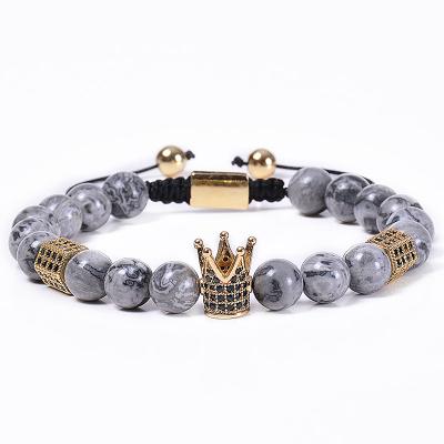 China Trendy Luxury Brand Bracelets Natural Crystal Stone Beads Handmade Stone Bracelets for sale