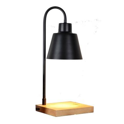 China Iron+Aromatherapy Wooden Electric Lamp Table Lamp Warmer Candle Wholesale High Quality for sale