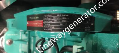 China Aardgas 3 Fasegenerator 220KW 275KVA door Cummins-Motor wordt aangedreven die Te koop