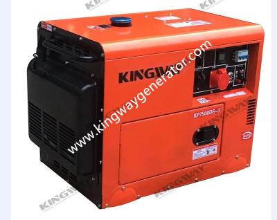 China Orange Farbtragbarer Generator-stiller Generator-Satz 8KVA 12Hp zu verkaufen