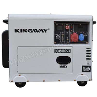 China El generador silencioso de Kingway 8KVA fijó el aire refrescado para acampar en venta