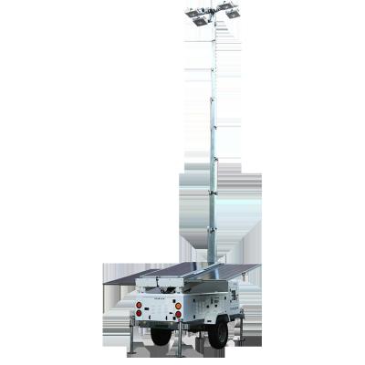 China Mobiler Generator 2x1000w führte Ballon-Lichtmast mit Dieselgenerator zu verkaufen