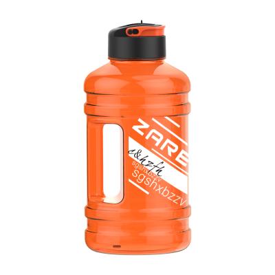 China Sustainable Water Bottle Capacity Fitness Tank Container Sports Plastic Water Jug Large 2.2L Plastic Not Applicable For Outdoor Boiling Water for sale