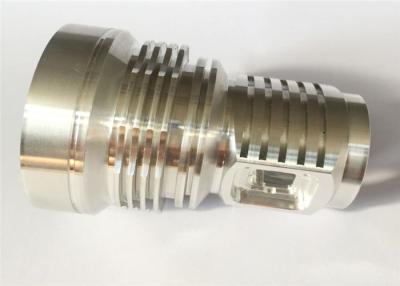 China LED Flashlight Machined Metal Parts Professional Aluminum Material High Performance for sale