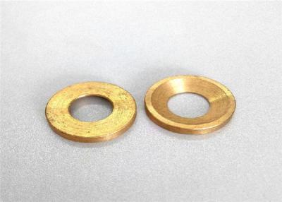 China High Pressure Brass Turned Parts , Flat Spring Precision Turned Parts Saddle Washer for sale