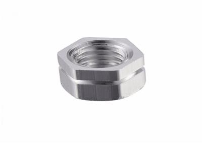 China Insert Knurling Stainless Steel Machine Parts , Connecting Nut SS Auto Parts for sale