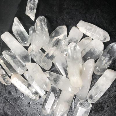 China Bulk High Quality Polished Natural Quartz Crystals from China Clear Rough Point Specimen and Raw Stones Point for Decoration for sale